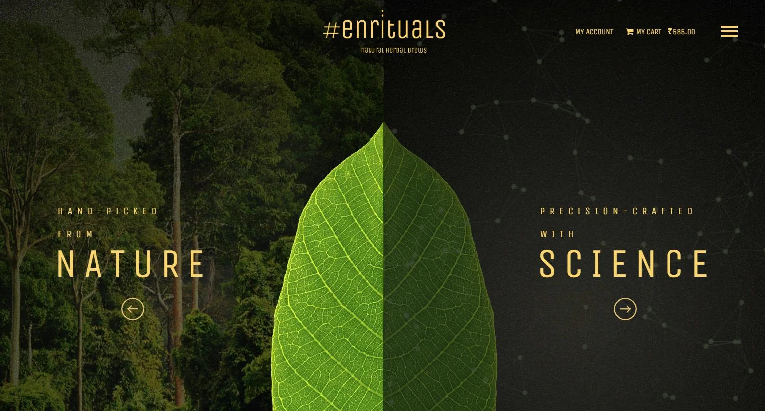 Credentials-deck screenshot of Enrituals.
